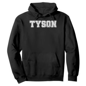 Team Tyson Hoodie Family Personalized Name Retro Vintage Minimalism TS02 Black Print Your Wear