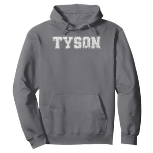 Team Tyson Hoodie Family Personalized Name Retro Vintage Minimalism TS02 Charcoal Print Your Wear