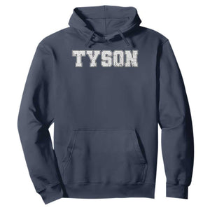 Team Tyson Hoodie Family Personalized Name Retro Vintage Minimalism TS02 Navy Print Your Wear