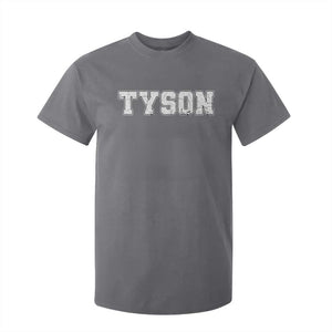 Team Tyson T Shirt For Kid Family Personalized Name Retro Vintage Minimalism TS02 Charcoal Print Your Wear