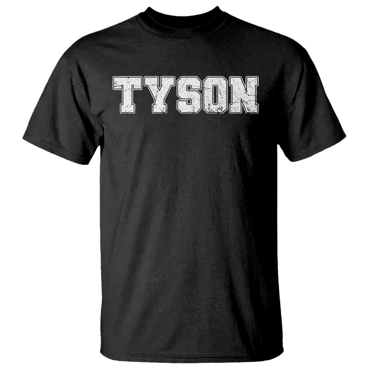 Team Tyson T Shirt Family Personalized Name Retro Vintage Minimalism TS02 Black Print Your Wear