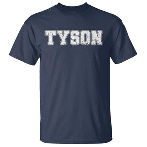Team Tyson T Shirt Family Personalized Name Retro Vintage Minimalism TS02 Navy Print Your Wear