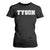 Team Tyson T Shirt For Women Family Personalized Name Retro Vintage Minimalism TS02 Black Print Your Wear