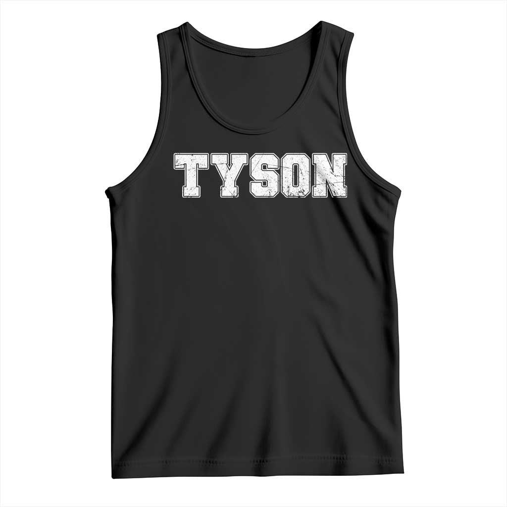 Team Tyson Tank Top Family Personalized Name Retro Vintage Minimalism TS02 Black Print Your Wear