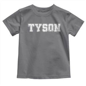 Team Tyson Toddler T Shirt Family Personalized Name Retro Vintage Minimalism TS02 Charcoal Print Your Wear