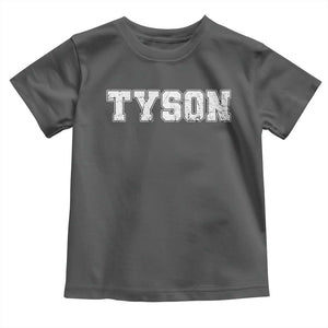 Team Tyson Toddler T Shirt Family Personalized Name Retro Vintage Minimalism TS02 Dark Heather Print Your Wear