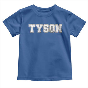 Team Tyson Toddler T Shirt Family Personalized Name Retro Vintage Minimalism TS02 Royal Blue Print Your Wear