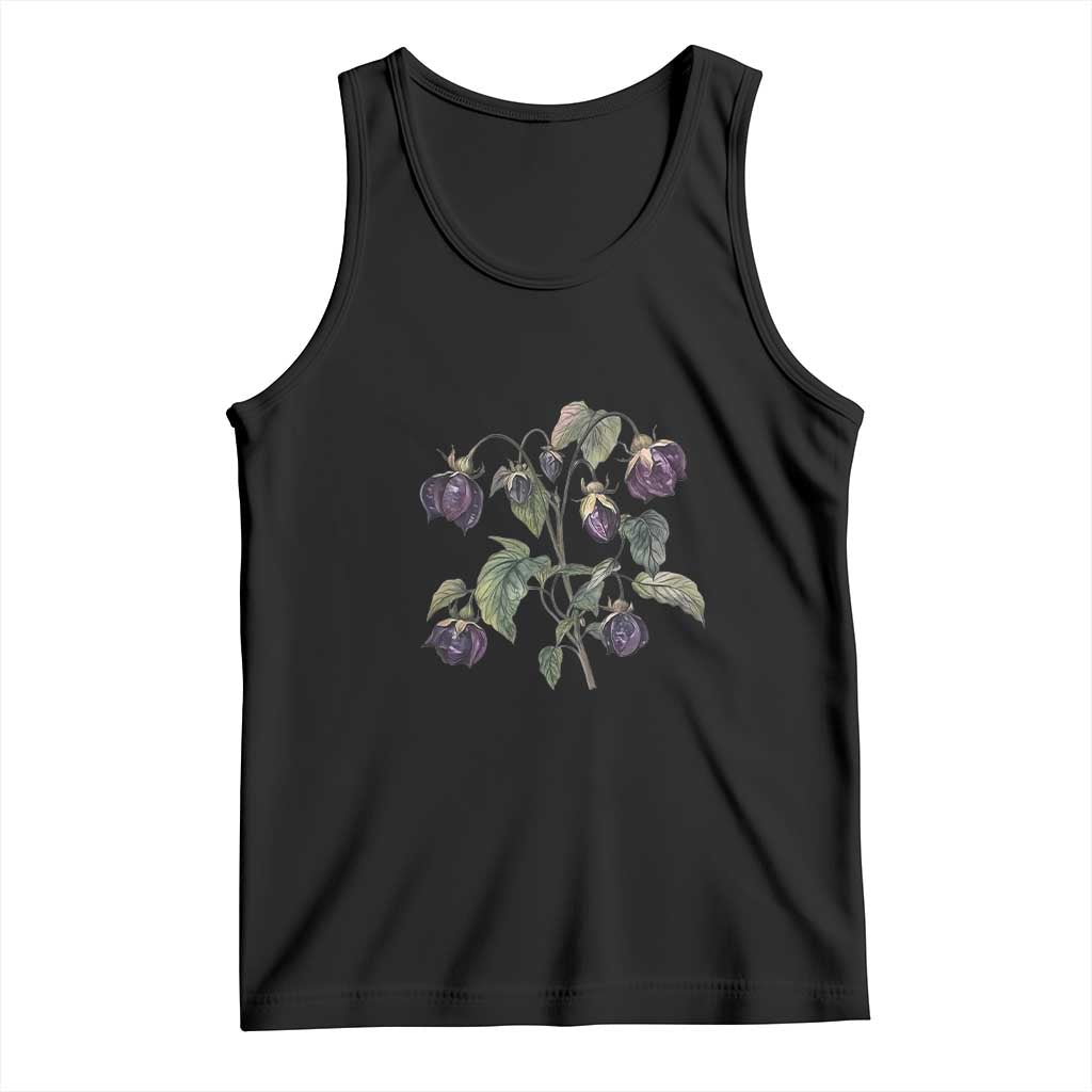 Funny Feminist Vintage Aqua Tofana Apothecary Graphic Minimalism Tank Top TS02 Black Print Your Wear
