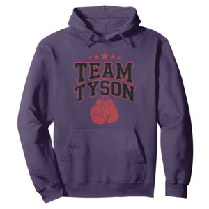 Team Tyson Hoodie Family Personalized Name Retro Red TS02 Purple Print Your Wear