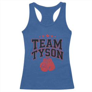 Team Tyson Racerback Tank Top Family Personalized Name Retro Red TS02 Royal Blue Print Your Wear