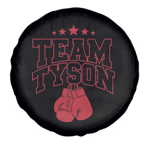 Team Tyson Spare Tire Cover Family Personalized Name Retro Red TS02 Print Your Wear