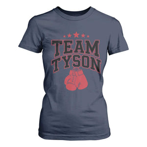 Team Tyson T Shirt For Women Family Personalized Name Retro Red TS02 Navy Print Your Wear