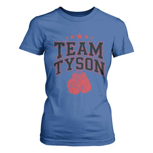 Team Tyson T Shirt For Women Family Personalized Name Retro Red TS02 Royal Blue Print Your Wear