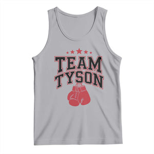 Team Tyson Family Name Retro Red Typography Tank Top TS02 Athletic Heather Print Your Wear