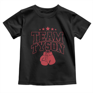 Team Tyson Toddler T Shirt Family Personalized Name Retro Red TS02 Black Print Your Wear