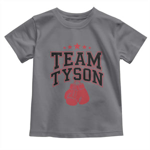 Team Tyson Toddler T Shirt Family Personalized Name Retro Red TS02 Charcoal Print Your Wear