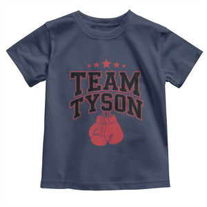 Team Tyson Toddler T Shirt Family Personalized Name Retro Red TS02 Navy Print Your Wear