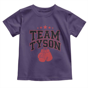 Team Tyson Toddler T Shirt Family Personalized Name Retro Red TS02 Purple Print Your Wear