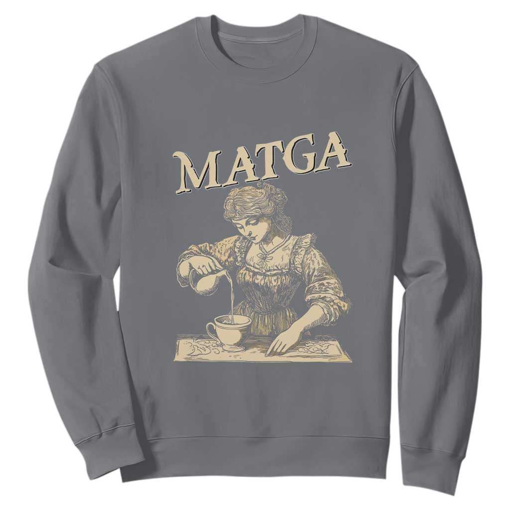 MATGA Make Aqua Tofana Great Again Sweatshirt Funny Feminist Retro Vintage TS02 Charcoal Print Your Wear