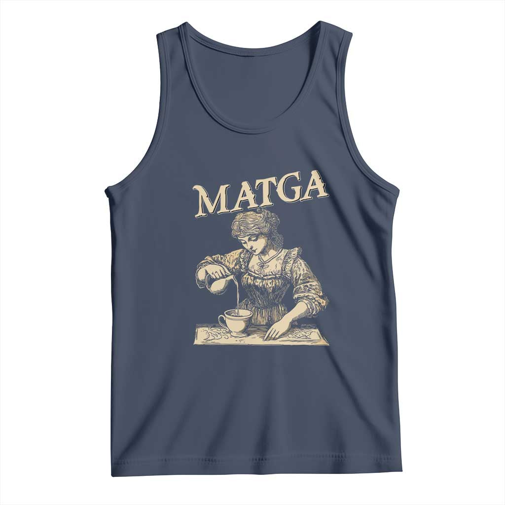 MATGA Make Aqua Tofana Great Again Tank Top Funny Feminist Retro Vintage TS02 Navy Print Your Wear