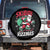 Funny Santa Rizz Christmas Spare Tire Cover Retro Skibidi Rizzmas Claus Skating Board Xmas TS02 No hole Black Print Your Wear