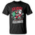 Funny Santa Rizz Christmas T Shirt Retro Skibidi Rizzmas Claus Skating Board Xmas TS02 Black Print Your Wear