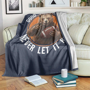 Good Better Best Retro Throw Blanket Motivational CFB Never Let It Rest TS02 Print Your Wear