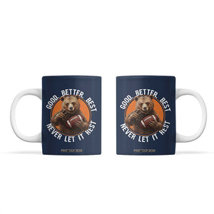Good Better Best Retro Coffee Mug Motivational CFB Never Let It Rest TS02 Navy Print Your Wear