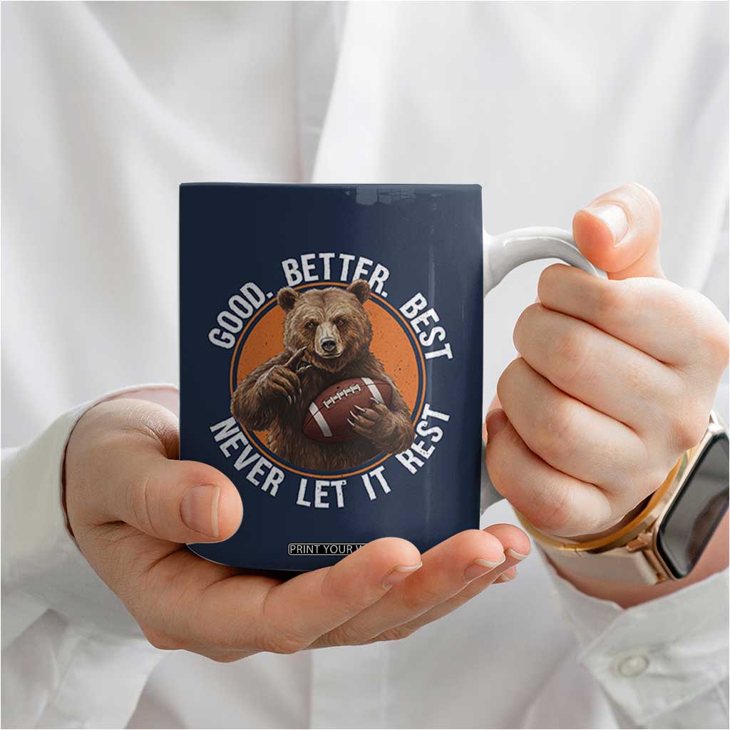 Good Better Best Retro Coffee Mug Motivational CFB Never Let It Rest TS02 Print Your Wear