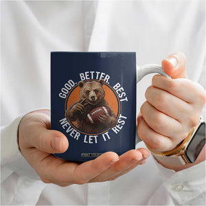 Good Better Best Retro Coffee Mug Motivational CFB Never Let It Rest TS02 Print Your Wear