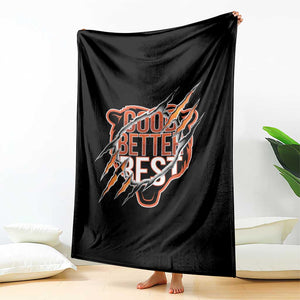 Good Better Best Graphic Throw Blanket Motivational Football Fans TS02 Print Your Wear