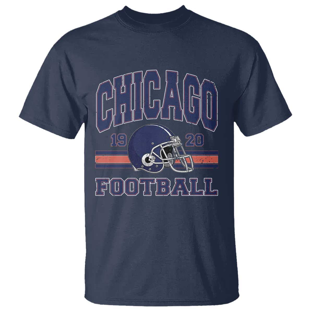 Chicago Football Lover T Shirt Windy City Pride Sports Fan TS02 Navy Print Your Wear