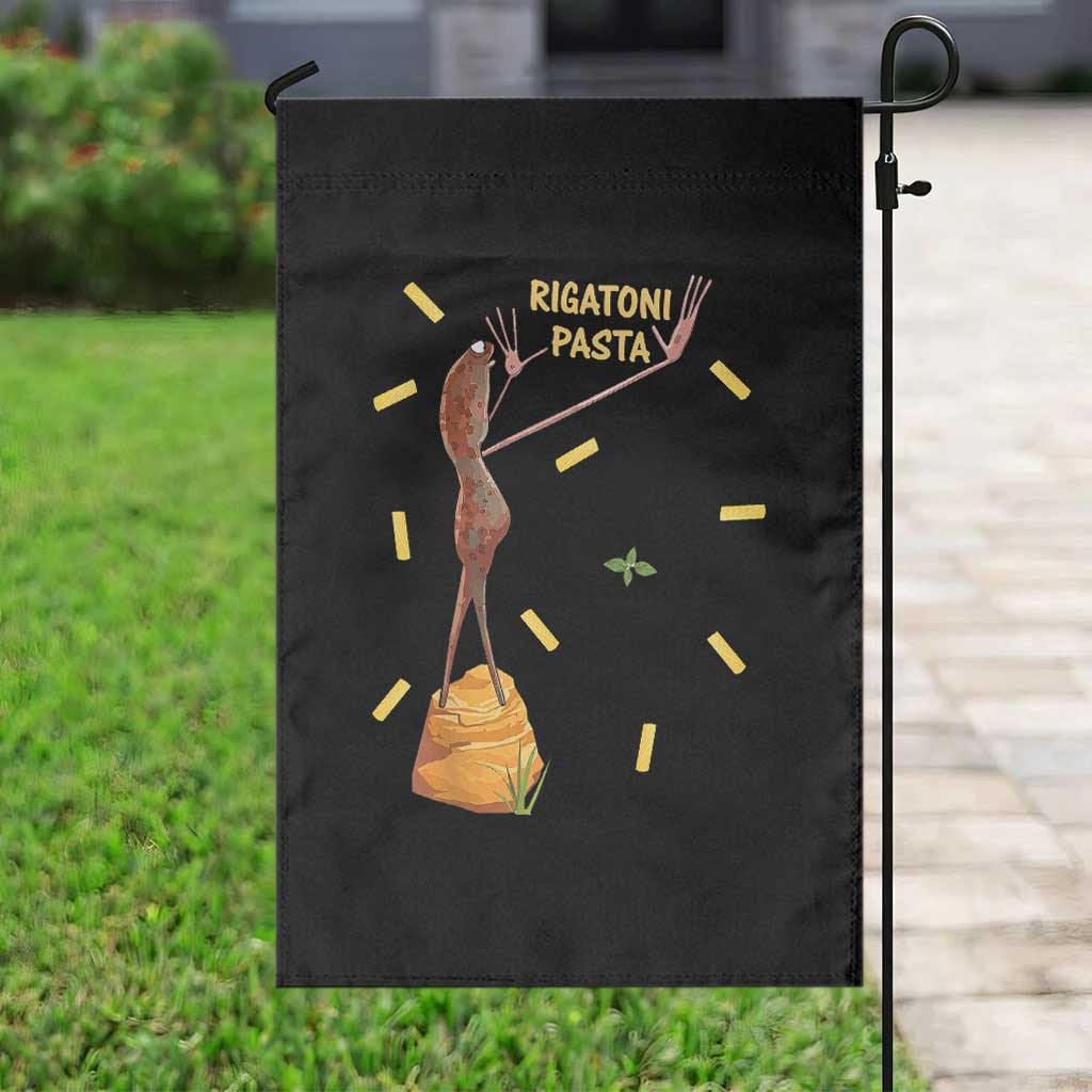 Funny Rigatoni Pasta Marcus The Worm Garden Flag Dramatic Pasta Lover Foodie Meme TS02 Print Your Wear
