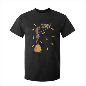 Funny Rigatoni Pasta Marcus The Worm T Shirt For Kid Dramatic Pasta Lover Foodie Meme TS02 Black Print Your Wear