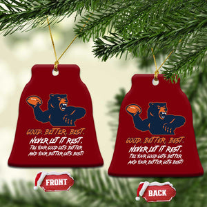 Good Better Best Ceramic Ornament Never Let It Rest Motivational CFB TS02 Print Your Wear