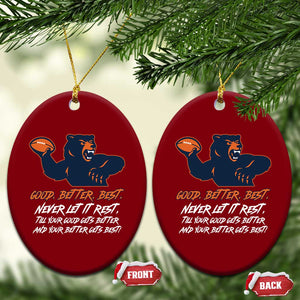 Good Better Best Ceramic Ornament Never Let It Rest Motivational CFB TS02 Print Your Wear