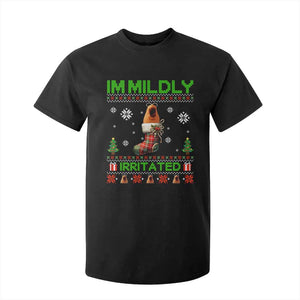Mildly Irritated Marcus the Worm Meme T Shirt For Kid Funny Christmas Stocking Weirdcore TS02 Black Print Your Wear