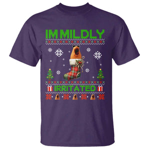 Mildly Irritated Marcus the Worm Meme T Shirt Funny Christmas Stocking Weirdcore TS02 Purple Print Your Wear