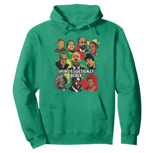 Civil Rights Leaders Hoodie Unapologetically Dope Black TS02 Irish Green Printyourwear