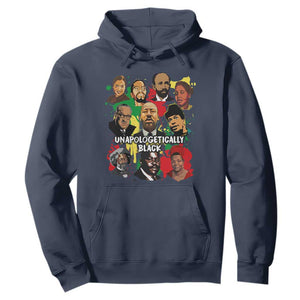 Civil Rights Leaders Hoodie Unapologetically Dope Black TS02 Navy Printyourwear