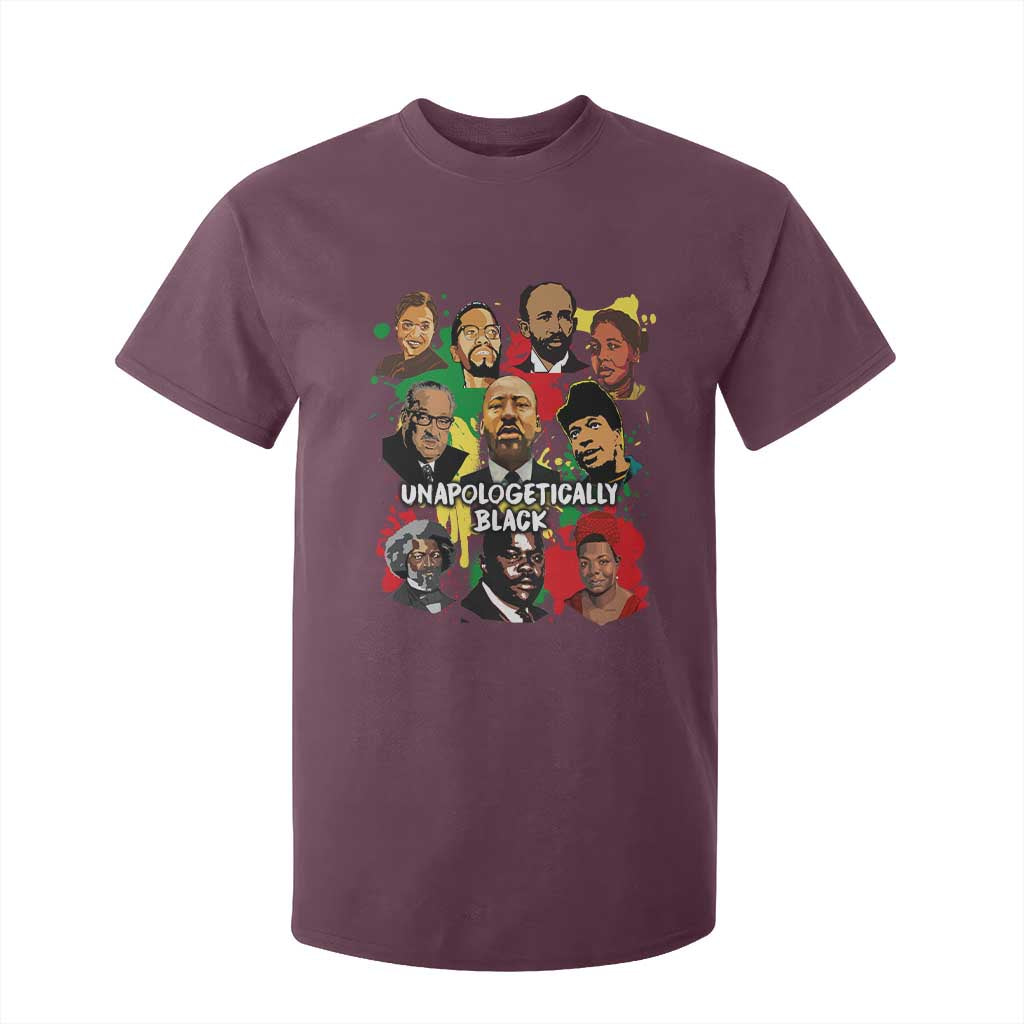 Civil Rights Leaders T Shirt For Kid Unapologetically Dope Black Inspiration TS02 Maroon Print Your Wear