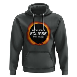 Total Solar Eclipse Hoodie America Totality April 8th 2024 TS02 Dark Heather Printyourwear