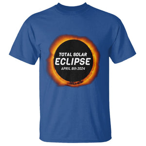 Total Solar Eclipse T Shirt America Totality April 8th 2024 TS02 Royal Blue Printyourwear