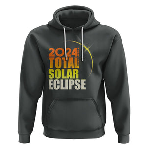 Total Solar Eclipse Hoodie America Totality April 8 2024 TS02 Dark Heather Printyourwear