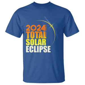 Total Solar Eclipse T Shirt America Totality April 8 2024 TS02 Royal Blue Printyourwear