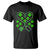 Funny Nurse St Patricks Day T Shirt Nursing Stethoscope Green Clover Shamrock TS02 Black Print Your Wear