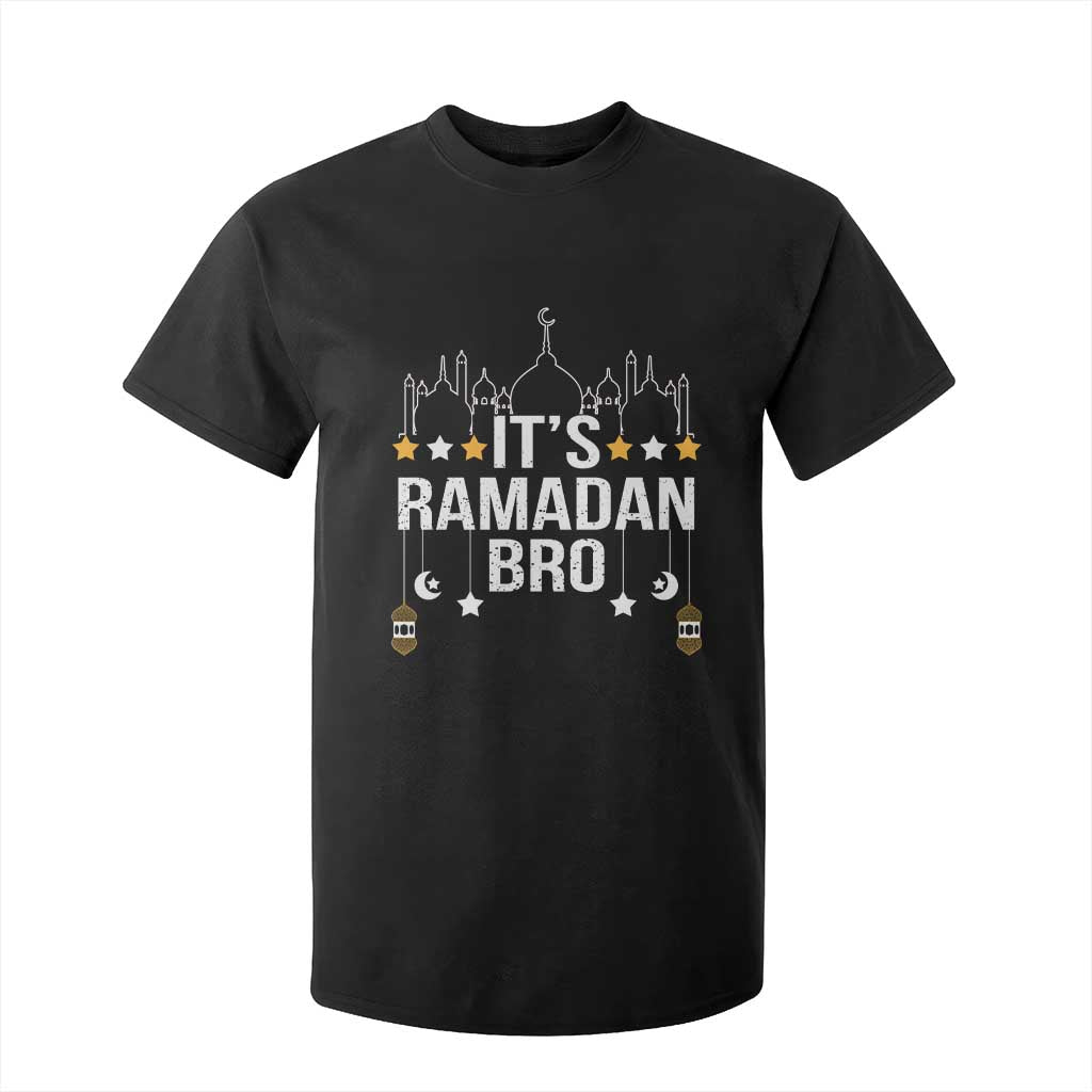 It's Ramadan Bro T Shirt For Kid Islamic Fasting Muslim TS02 Black Print Your Wear