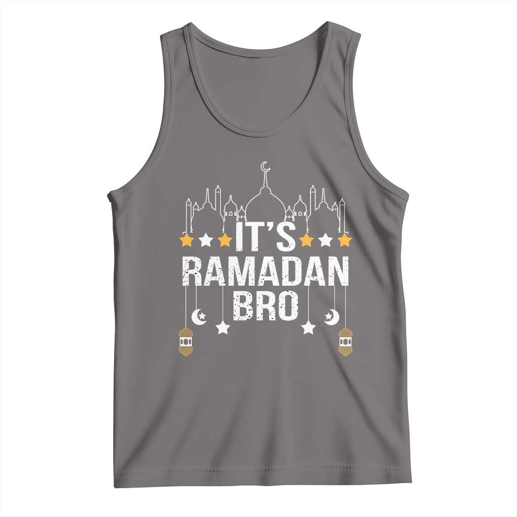 It's Ramadan Bro Tank Top Islamic Fasting Muslim TS02 Deep Heather Print Your Wear