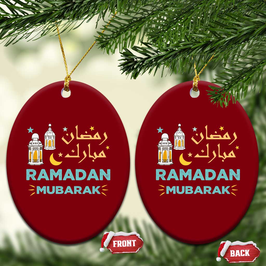 Ramadan Mubarak Muslim Ceramic Ornament TS02 Print Your Wear