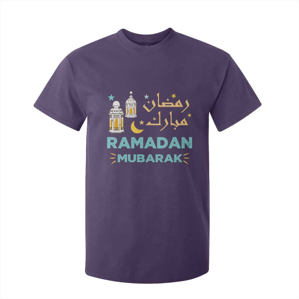 Ramadan Mubarak Muslim T Shirt For Kid TS02 Purple Print Your Wear